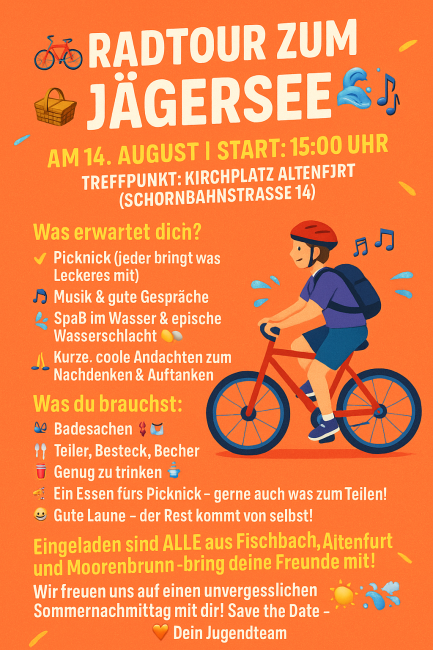 Radtour zum Jägersee