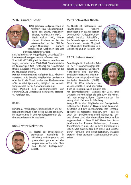 Passionsgottesdienste